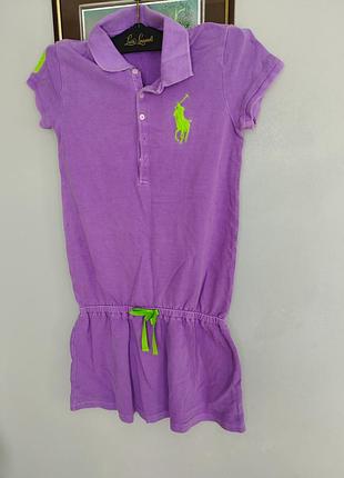 Платье поло для девочки