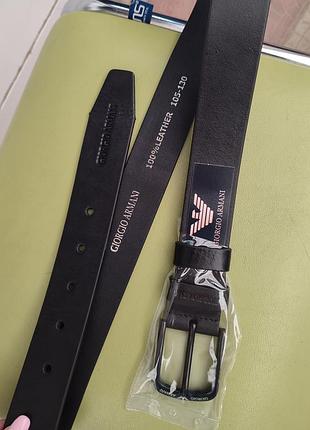 Ремень 4см итальялия из кожи, ремень кожаный классика черный, мужской ремень в джинсы пояс классический ремень