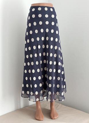 Юбка в горох, тренд сезона на вискозной подкладке