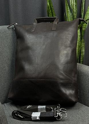 Новий шкіряний рюкзак jost x-change bag 3 in 1