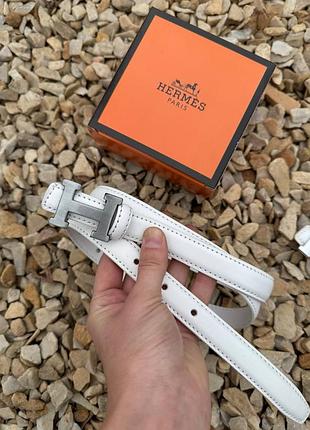 Ремень женский 2см кожаный фабричный китай, ремень из натуральной кожи ремень белый серая пояс, ремень 2мм унисекс пояс спел 🤍 хермес hermes