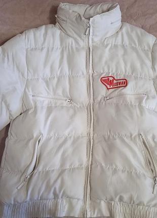 Женская зимняя куртка укороченная