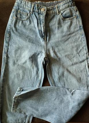Підліткові блакитні джинси mom