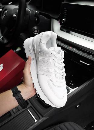 Женские кроссовки new balance 574 legacy белые
