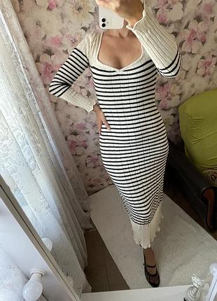 Сукня zara з довгим рукавом