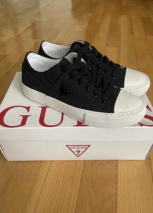 Кеди нові жіночі guess чорні, р. 37