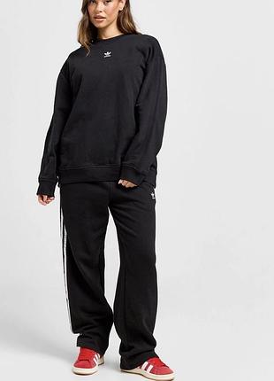 Світшот колір чорний, адідас оригінал adidas original