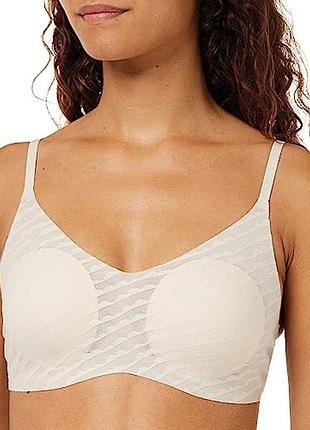 Необычайно удобный брендовый бесшовный бюстгальтер топ sloggi