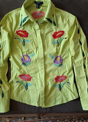 Вишита котонова сорочка