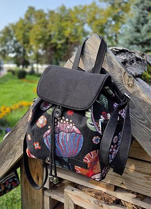 Гобеленовый рюкзак «цветы граната» (15110)