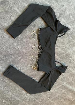 Праздничный топ с камнями