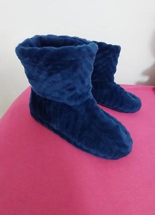 Тапочки-чебитки теплые тапочки на подошве стелька 23-24 см