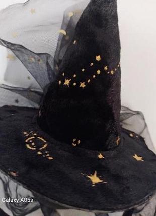 Обруч.шляпка з вуаллю. хелловін, тематичний вечір.