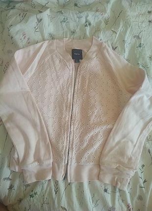 Красивая теплая кофта двойная