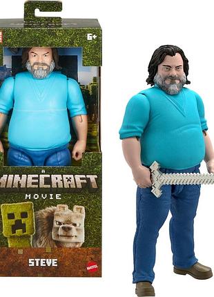 Minecraft майнкрафт фигурка стив в кино jgg67 large steve