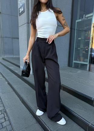 Класні базові брючки палаццо 🔥 штани, брюки широкі