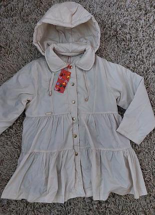 Курточка, пальто з утепленням демі