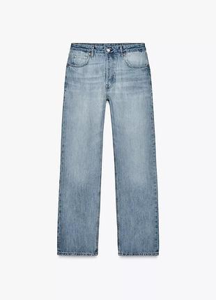 Джинси жіночі zara relaxed fit прямого крою