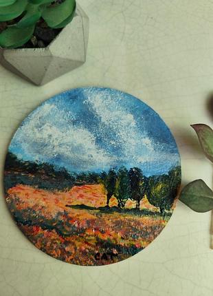 Мини арт,арт,круглая миниатюра