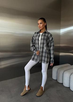 Женские лосины со штрипками бифлекс