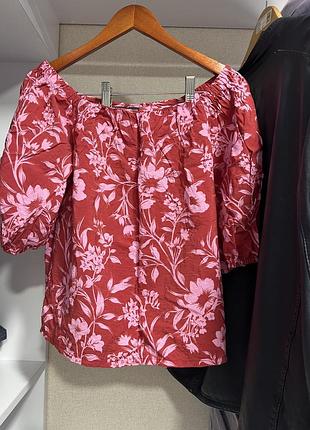 Блуза з квітковим принтом
