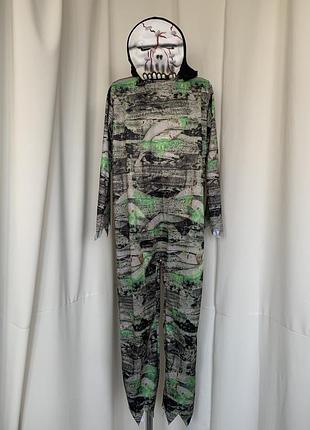 Зомбі мумія привид костюм карнавальний з маскою