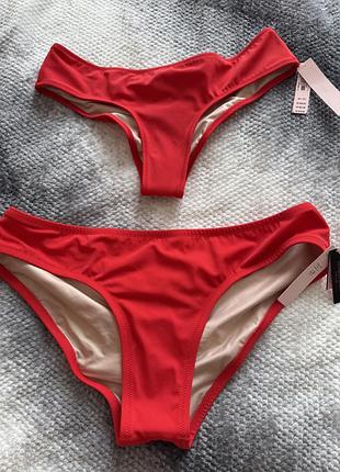 Червоні плавки, низ купальника victoria’s secret розмір л оригінал