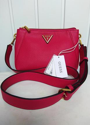 Сумка через плечо guess laryn ba919613 цвет fuchsia