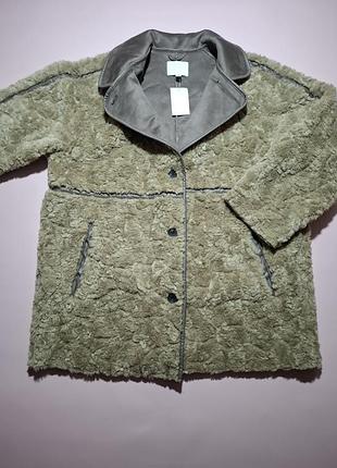 Шикарная женская эко-шуба - дубленка h&amp;m под овчину, р.l