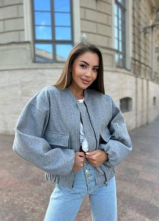 Бомбер вільного крою