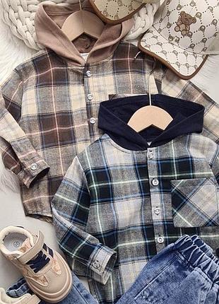 Повсякденна тепла сорочка для хлопчика