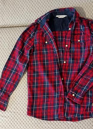 Рубашка на парня h&amp;m 146-152