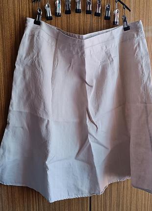 100% льон дуже гарна, літня юбка, спідниця