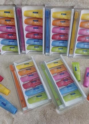 Набор зубных паст отбеливающих curaprox be you +1 щетка 5460 ultra soft