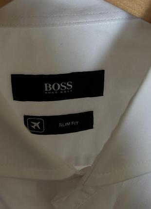 Біла чоловіча сорочка boss розмір 39 2