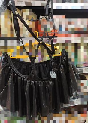 Кожаная юбка