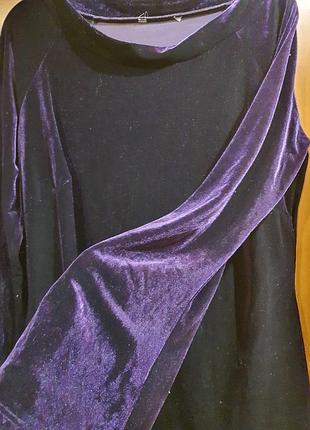 Блузка бархатная женская ткань стрейч