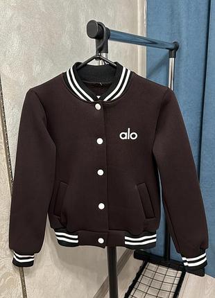 Бомбер теплый на девочку