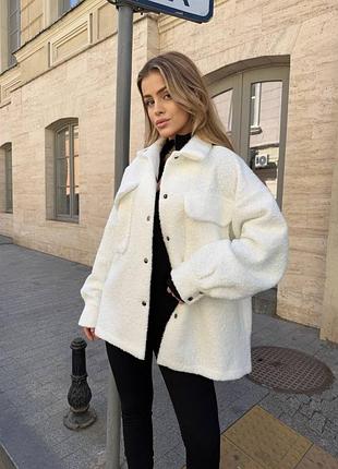 Сорочка барашек хутро у кольорах 42-46