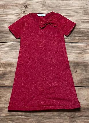 Сукня в червоному кольорі від h&m на 122/128 см 6-8 років