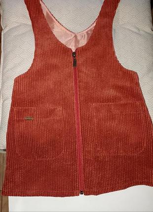 Вельветовый сарафан