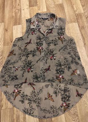 Повітряна сорочка без рукавів