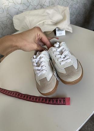 Кожанные кроссовки демисезонные весна осень на мальчика девочку унисекс размер 26