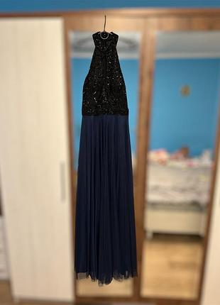 Вечірнє плаття верх обшитий бісером