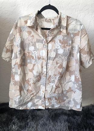 Рубашка з коротким рукавом жіноча літня s m