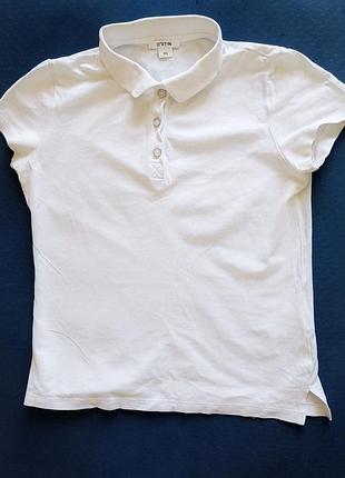 Футболка поло белая o'stin на 40-42 размер