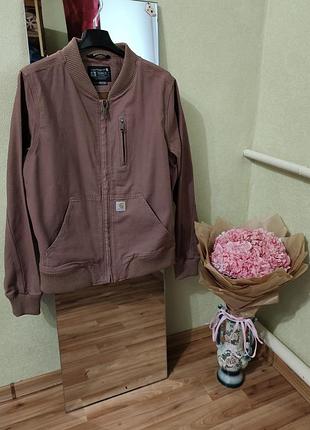 Куртка бомбер женская carhartt размер 38