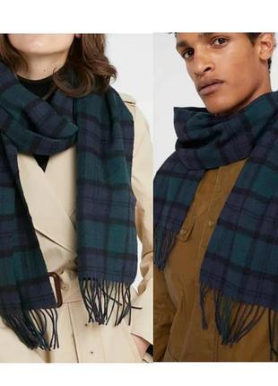 Вовняний шарф  шотландка