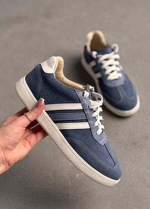 Кросівки з натуральної шкіри та замші