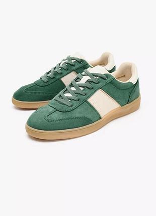 Кеди зелені жіночі zara new